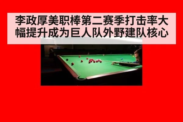 李政厚美职棒第二赛季打击率大幅提升成为巨人队外野建队核心